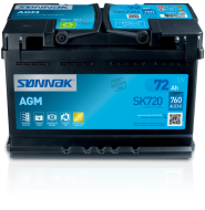 SK720 żtartovacia batéria SONNAK AGM SONNAK
