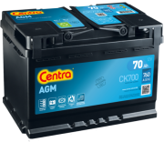 CK700 żtartovacia batéria CENTRA AGM CENTRA