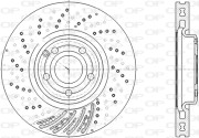 BDR2819.20 Brzdový kotúč OPEN PARTS