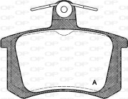 BPA0135.20 Sada brzdových platničiek kotúčovej brzdy OPEN PARTS