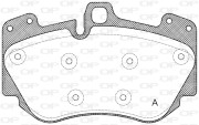 BPA1140.10 Sada brzdových platničiek kotúčovej brzdy OPEN PARTS