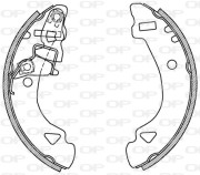 BSA2132.00 Sada brzdových čeľustí OPEN PARTS