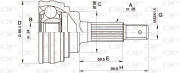 CVJ5067.10 Sada kĺbov hnacieho hriadeľa OPEN PARTS