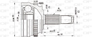 CVJ5153.10 Sada kĺbov hnacieho hriadeľa OPEN PARTS