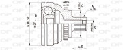 CVJ5174.10 Sada kĺbov hnacieho hriadeľa OPEN PARTS