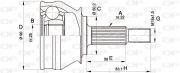 CVJ5356.10 Sada kĺbov hnacieho hriadeľa OPEN PARTS