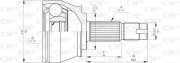 CVJ5709.10 Sada kĺbov hnacieho hriadeľa OPEN PARTS