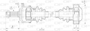 DRS6216.00 Hnací hriadeľ OPEN PARTS