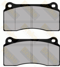 PA1652 Sada brzdových platničiek kotúčovej brzdy Brake ENGINEERING