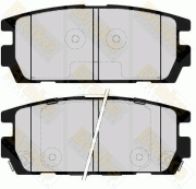 PA1659 Sada brzdových platničiek kotúčovej brzdy Brake ENGINEERING