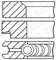 08-176700-00 Sada piestnych krúżkov GOETZE ENGINE