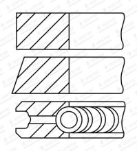 08-421800-30 Sada piestnych krúżkov LKZ-Ring® GOETZE ENGINE