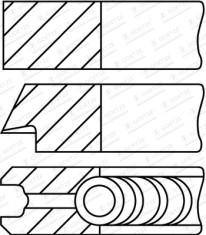 08-430500-00 Sada piestnych krúżkov Goetze Diamond Coated® GOETZE ENGINE