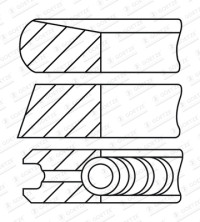 08-450600-00 Sada piestnych krúżkov LKZ-Ring® GOETZE ENGINE