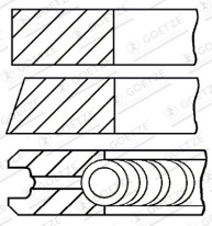 08-529100-00 Sada piestnych krúżkov GOETZE ENGINE