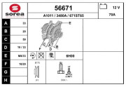 56671 Alternátor EAI