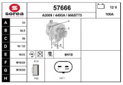 57666 Alternátor EAI