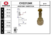 CV22124K Sada kĺbov hnacieho hriadeľa EAI