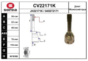 CV22171K Sada kĺbov hnacieho hriadeľa EAI