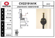 CV22191A1K Sada kĺbov hnacieho hriadeľa EAI