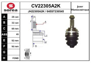 CV22305A2K Sada kĺbov hnacieho hriadeľa EAI