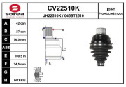 CV22510K Sada kĺbov hnacieho hriadeľa EAI