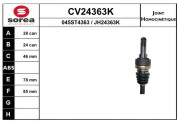 CV24363K Sada kĺbov hnacieho hriadeľa EAI