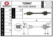 T29067 Hnací hriadeľ EAI