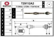 T29112A2 Hnací hriadeľ EAI