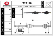 T29118 Hnací hriadeľ EAI