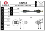 T29151 Hnací hriadeľ EAI