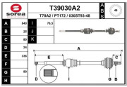 T39030A2 Hnací hriadeľ EAI