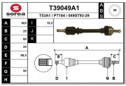 T39049A1 Hnací hriadeľ EAI