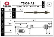 T39064A2 Hnací hriadeľ EAI