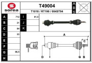 T49004 Hnací hriadeľ EAI