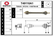 T49110A1 Hnací hriadeľ EAI