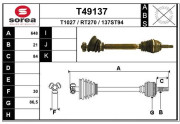 T49137 Hnací hriadeľ EAI