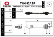 T49150ASP Hnací hriadeľ EAI