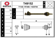 T49152 Hnací hriadeľ EAI