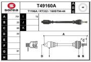 T49160A Hnací hriadeľ EAI