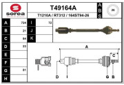 T49164A Hnací hriadeľ EAI