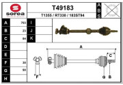 T49183 Hnací hriadeľ EAI