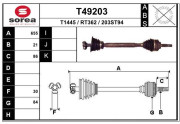 T49203 Hnací hriadeľ EAI