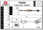 T49206 Hnací hriadeľ EAI