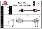 T49215A2 Hnací hriadeľ EAI