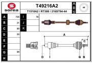 T49216A2 Hnací hriadeľ EAI