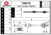 T49218 Hnací hriadeľ EAI