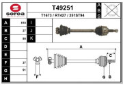 T49251 Hnací hriadeľ EAI