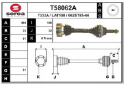 T58062A Hnací hriadeľ EAI