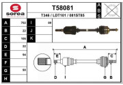 T58081 Hnací hriadeľ EAI